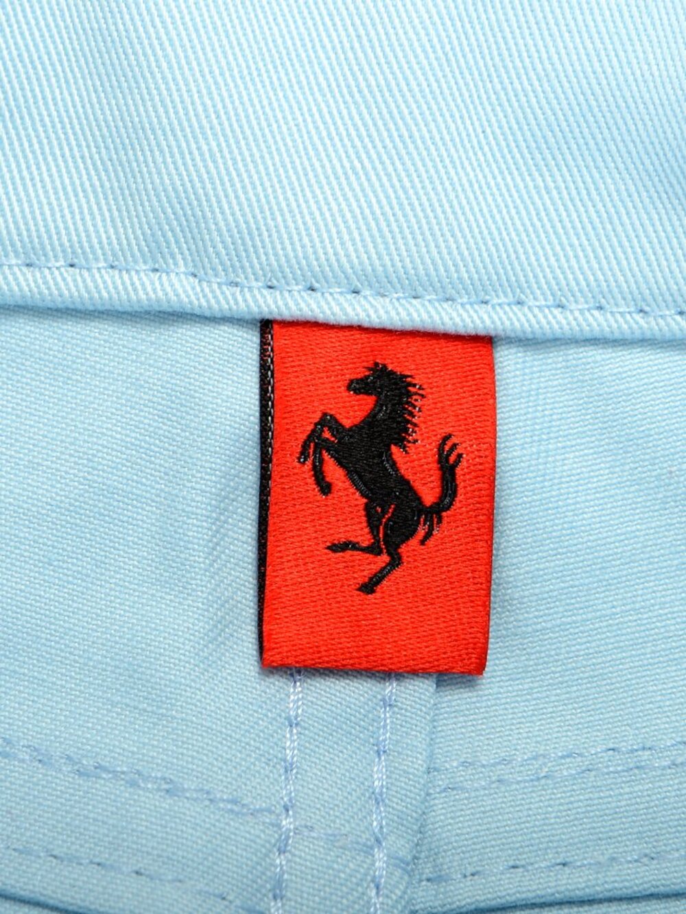 Scuderia Ferrari Boy Light Blue Organic Cotton Shorts Sz 11/12 Years - Picture 3 of 4